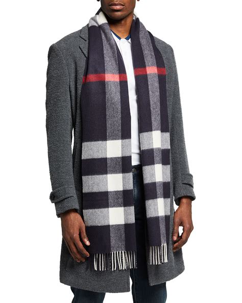 Burberry Half Mega Check Scarf Men 